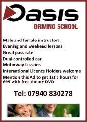 Oasis Driving School, Patchway, Bristol