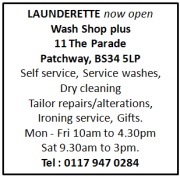 Wash Shop plus (Launderette & Dry Cleaning), Patchway, Bristol Wash Shop plus (Launderette & Dry Cleaning), Patchway, Bristol