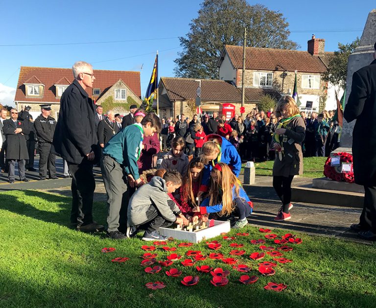 Hundreds remember the fallen at Stoke Gifford ceremony Stoke Gifford