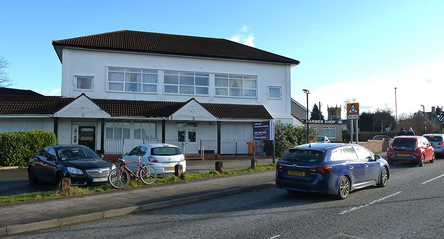 Photo of the former Co-operative food store, viewed from Hatchet Road.