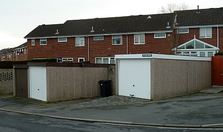 Garages in Elm Close, Little Stoke
