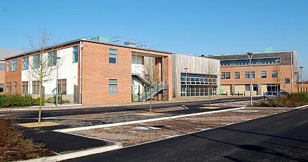 Buildings at Abbeywood Community School, Stoke Gifford, Bristol.