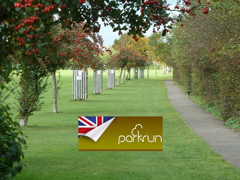 Parkrun in Little Stoke Park, Bristol.