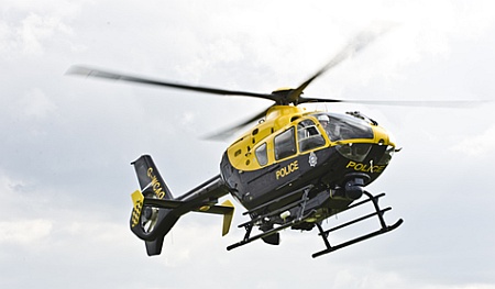 Helicopter of the the Western Counties Air Operations Unit.