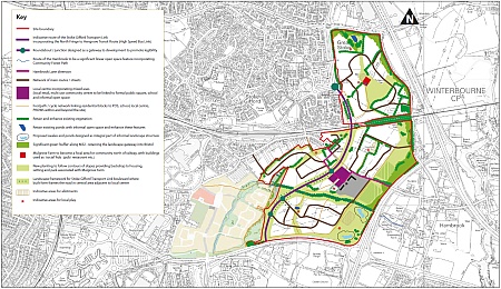 East of Harry Stoke New Neighbourhood Framework Diagram (November 2012).