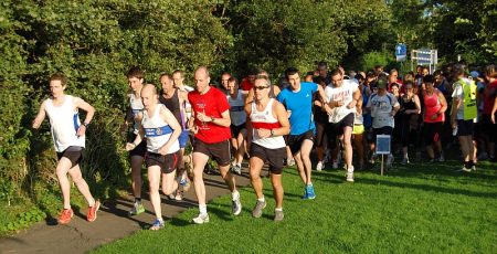 Little Stoke Parkrun trial event on 22nd August 2012.