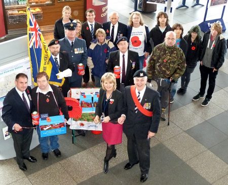 Launch of the Royal British Legion Stoke Gifford Branch Poppy Appeal 2012.