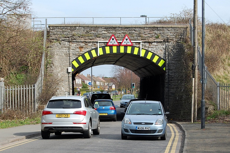 Gipsy Patch Lane railway bridge, Stoke Gifford, Bristol.