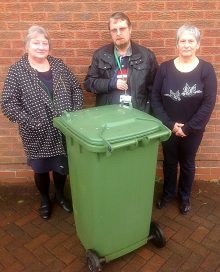 Green bin not emptied in Little Stoke.