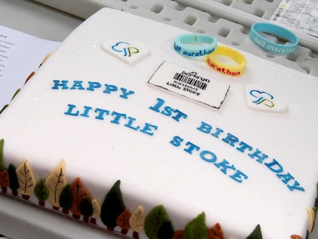 Little Stoke junior parkrun 1st birthday cake.