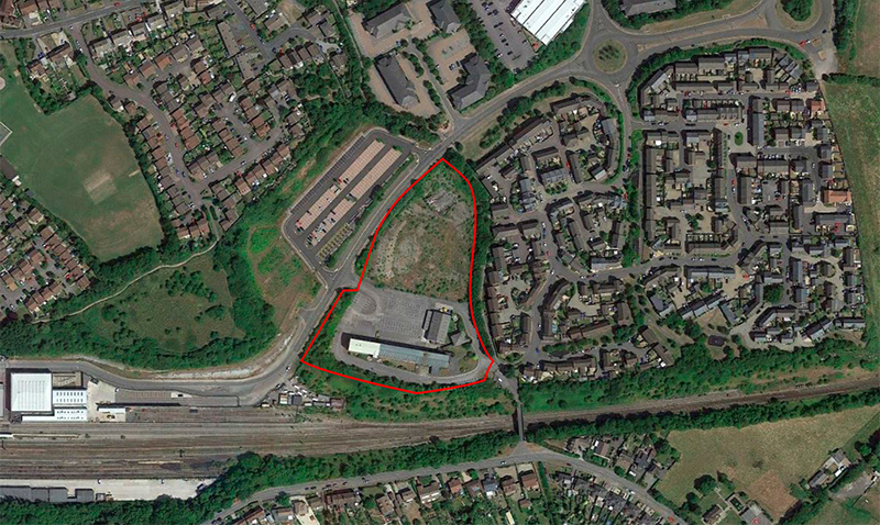 The Parklands site in Hunts Ground Road, Stoke Gifford, where a new office development is proposed.