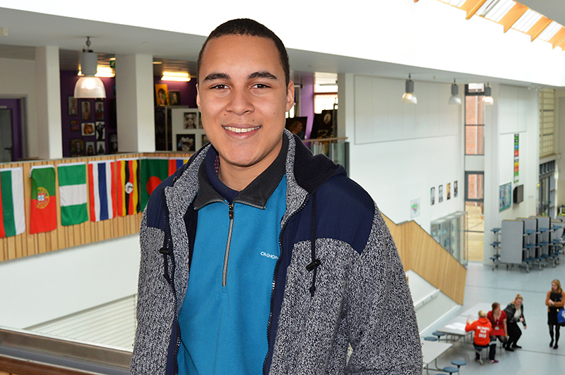 Ethan Martin, the first-ever student at Abbeywood Community School to receive an offer of a place a Oxbridge.