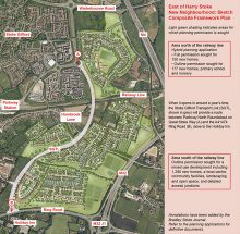 East of Harry Stoke New Neighbourhood: Sketch Composite Framework Plan (August 2016).