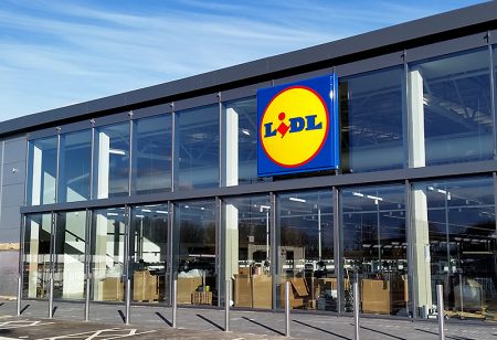 Photo of the soon-to-open Lidl store.