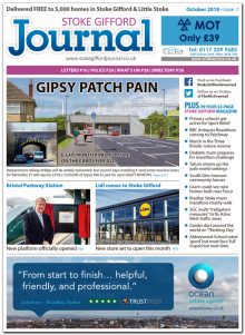 Illustrative issue of the Stoke Gifford Journal news magazine (for promotional purposes only).