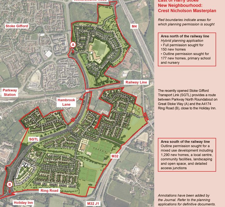 East of Harry Stoke New Neighbourhood: Crest Nicholson Masterplan (October 2018).