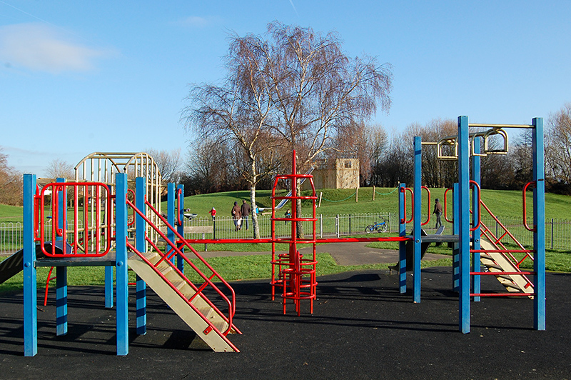 Photo of a children's play area in Meade Park.