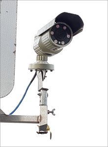 Photo of a traffic survey camera on Hatchet Road, Stoke Gifford.