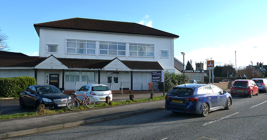 Photo of the former Co-operative food store, viewed from Hatchet Road.