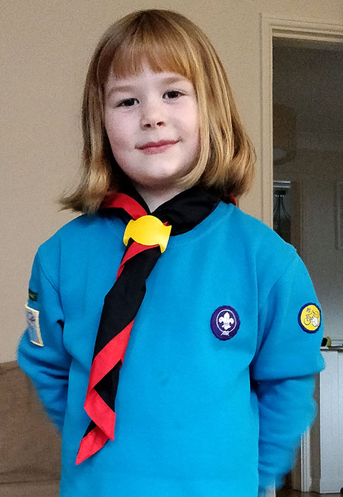 Photo of a Beaver Scout.