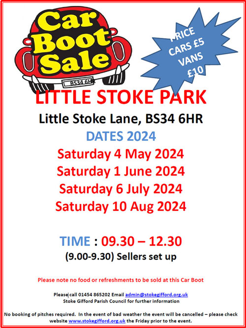 Little Stoke Park Car Boot Sales Stoke Gifford Journal